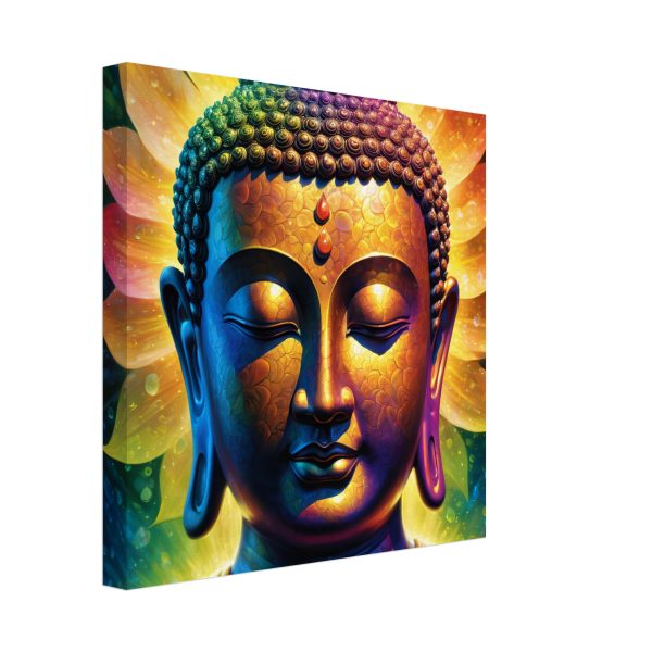 Chromatic Bliss: Zen Buddha Tranquil Revelation 16