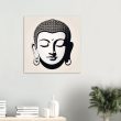 Enigmatic Zen: Tranquil Buddha Canvas 30