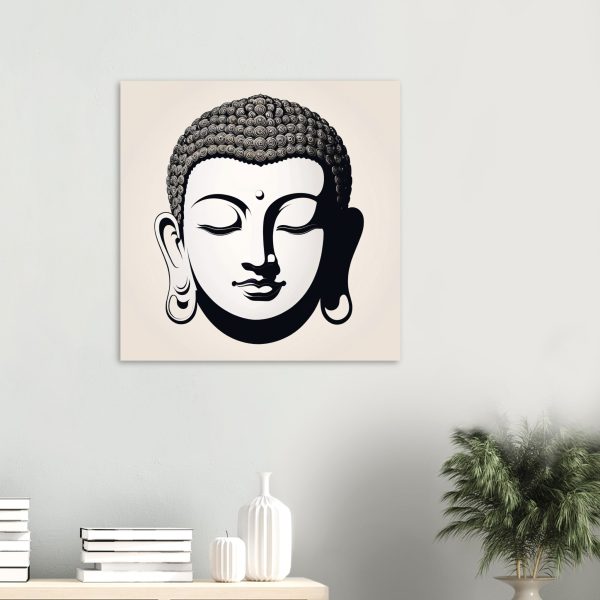 Enigmatic Zen: Tranquil Buddha Canvas 10