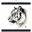 The Tranquil Majesty of the Zen Tiger Print 26