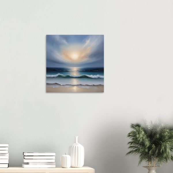 Harmony Unveiled: A Tranquil Seascape in Oils 2
