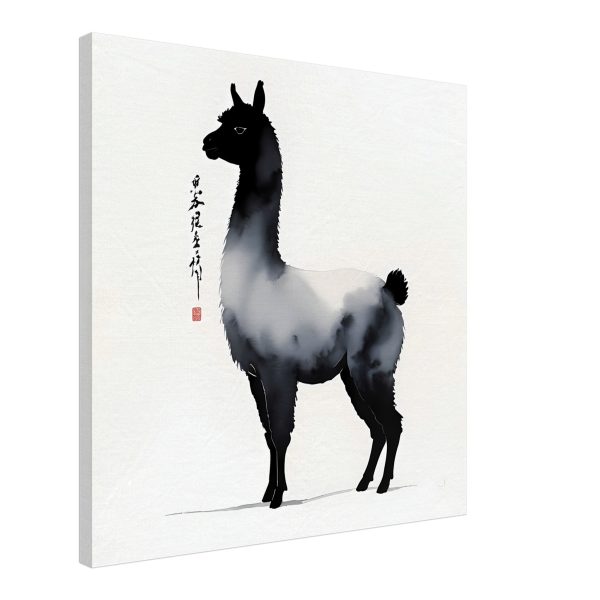 Embodied Elegance: The Llama in Chinese Ink Wash Splendor 15