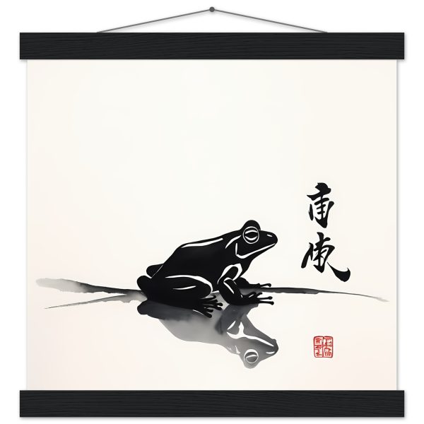 The Graceful Frog Print a Timeless Artistry 3