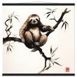The Harmony of Zen Sloth in Japanese Ink Wash 28