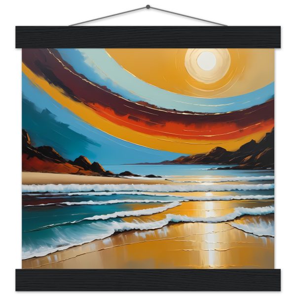 Coastal Serenity: Ocean Sunset Poster 3