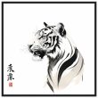 Unveiling the Harmonious Aura of the Zen Tiger Wall Art 18