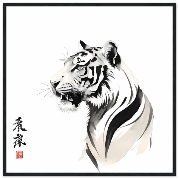 Unveiling the Harmonious Aura of the Zen Tiger Wall Art 2