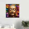Zen Buddha Canvas: Radiant Tranquility for Your Home Oasis 21