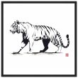 Monochrome Tiger Canvas Print 34