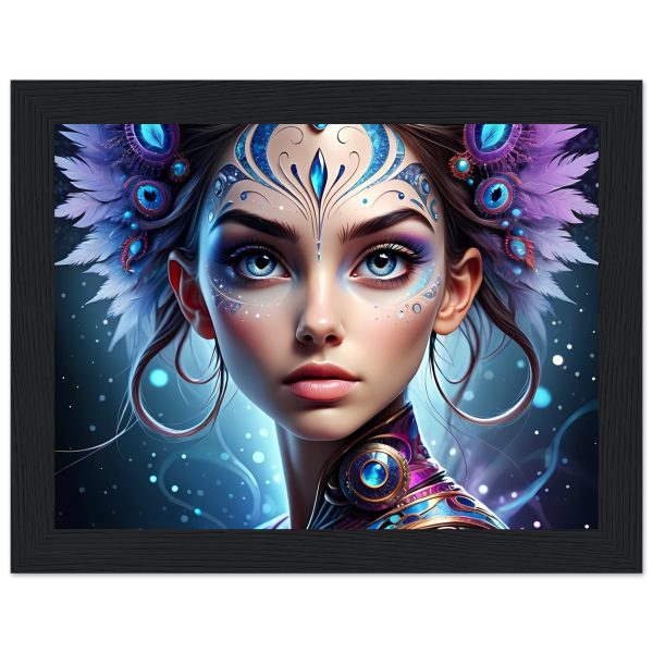 Harmony Unveiled: A Captivating Zen-Inspired Wooden Framed Poster 3