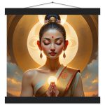 Radiant Sunrise Meditation Poster: Embrace Serenity 7