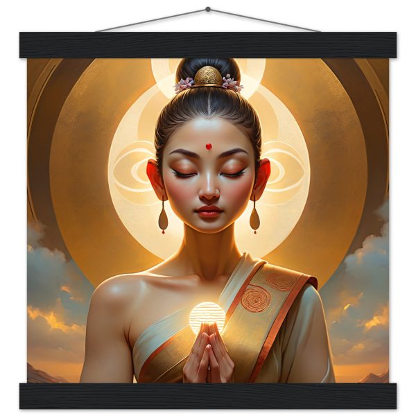 Radiant Sunrise Meditation Poster: Embrace Serenity 3