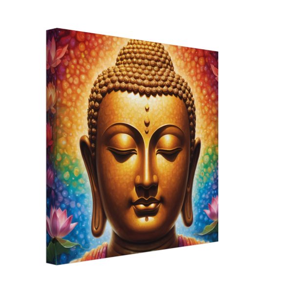 Zen Elegance: Golden Buddha, Tranquil Lotus, Harmony 19