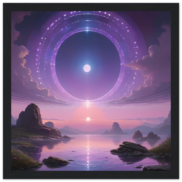 Tranquil Dawn – Framed Matte Poster with a Zen Touch 3