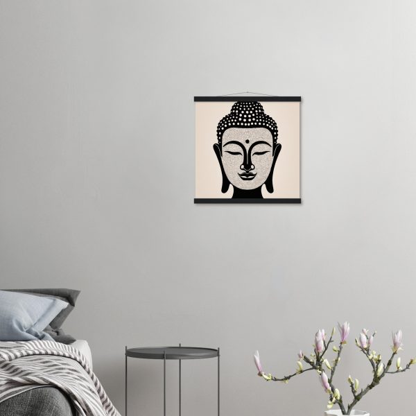 Buddha Head Silhouette Poster 5