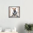 Elevate Your Space with Zen Dog Wall Art 34