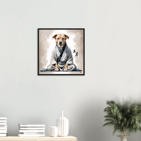 Elevate Your Space with Zen Dog Wall Art 12