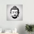 Harmonious Zen: Buddha Mask Poster Elegance 33