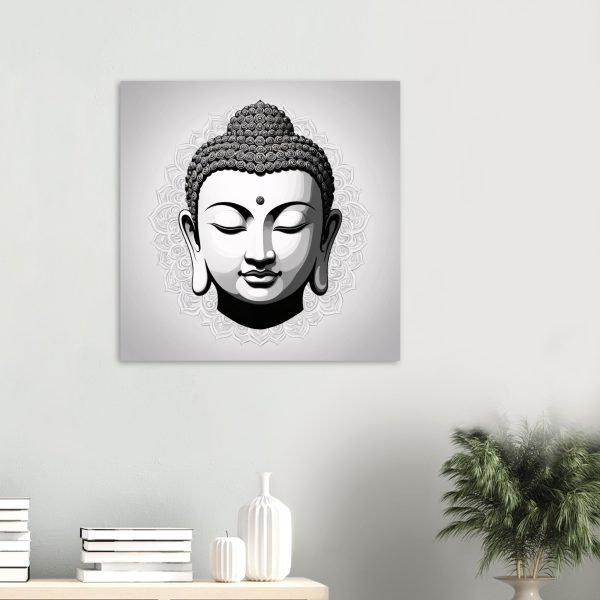 Harmonious Zen: Buddha Mask Poster Elegance 15