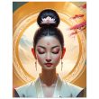 Woman Buddhist Meditating Canvas: A Visual Journey to Enlightenment 50