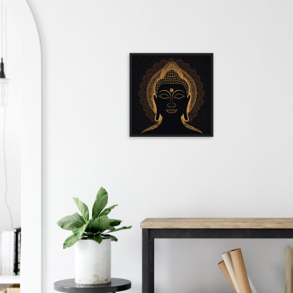 The Elegance of Buddha Head Poster Art 15