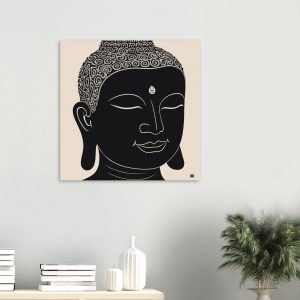 Zen Tranquility: Buddha Canvas for Peaceful Beauty