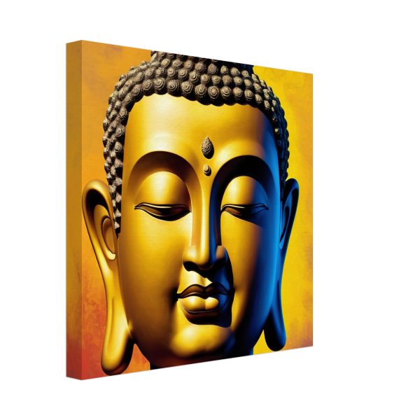 Zen Fusion: Buddha Head Elegance for Vibrant Spaces 5