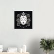 Zen Harmony: Buddha Mask Canvas Elegance 9