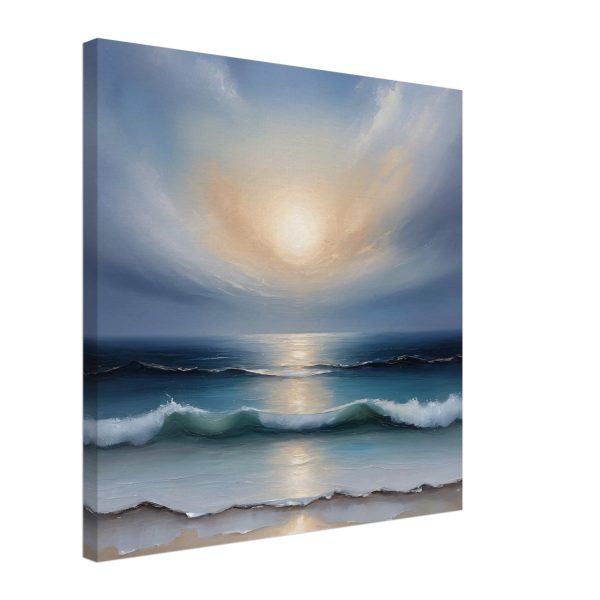 Harmony Unveiled: A Tranquil Seascape in Oils 13