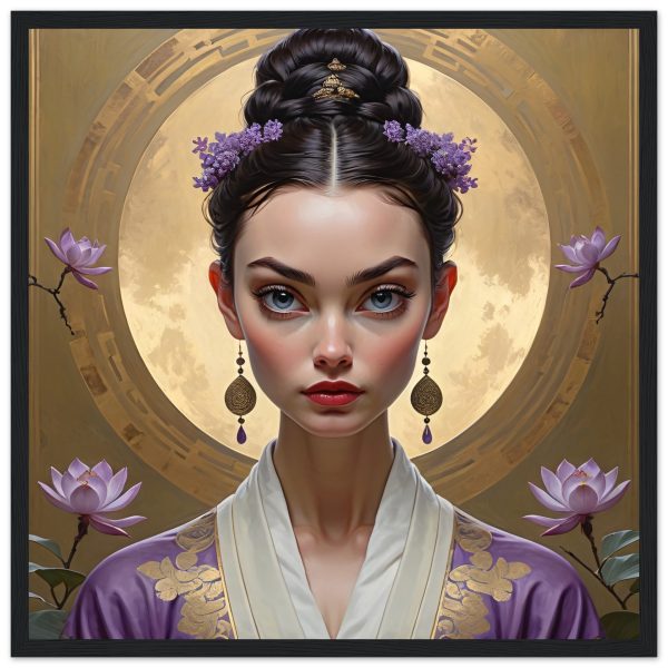 Lotus Serenity: Framed Poster for Elegance 3