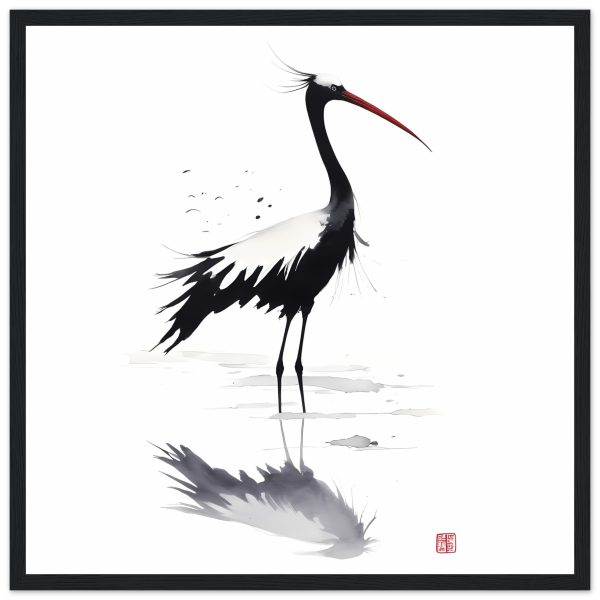 The Graceful Crane in Traditional Japanese Splendor 7