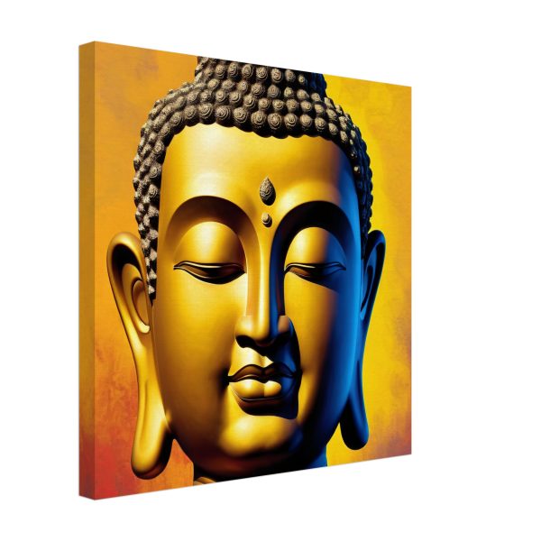 Zen Fusion: Buddha Head Elegance for Vibrant Spaces 17