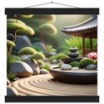 Zen Garden Harmony: Poster with Hanger – Tranquil Serenity for Your Space 8
