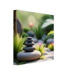 Zen Garden Balance: Tranquility on Canvas 8