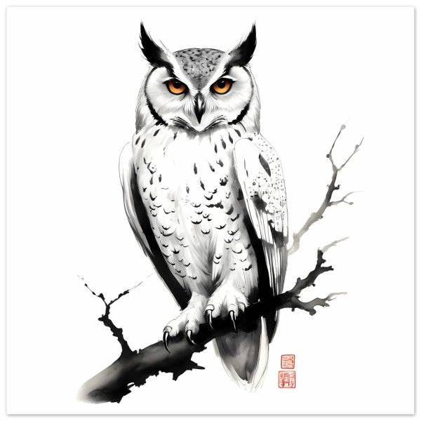 Unveiling the Enigma: A Closer Look at the Zen Owl Print 8