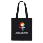 Zen Happiness Quote Tote Bag: Carry Joy with You 4