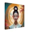 Woman Buddhist Meditating Canvas: A Visual Journey to Enlightenment 62