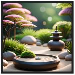 Tranquil Zen Garden: Framed Bliss 6