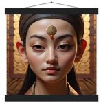 Elegant Traditional Chinese Attire Poster with Hanger 6