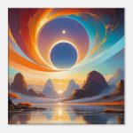 Canyon Serenity: Morning Glow Canvas Print 7