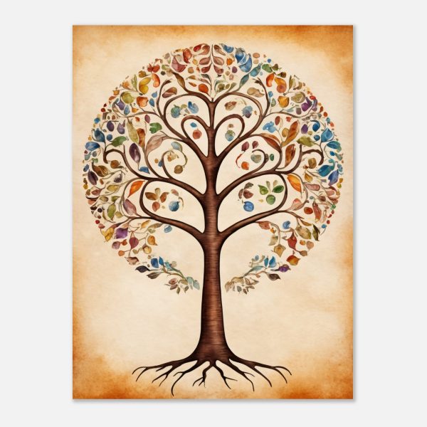 Colourful Harmony: A Watercolour Tree of Life 13