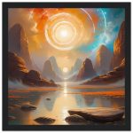 Enigmatic Dawn – Framed Zen Art for Your Sanctuary 6