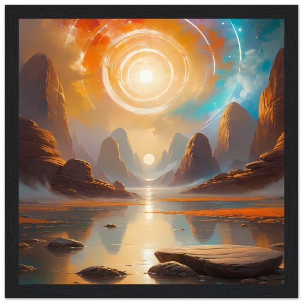 Enigmatic Dawn – Framed Zen Art for Your Sanctuary 3