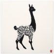 Captivating Art for Your Space: The Intricate Llama 12