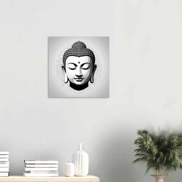 Harmonious Zen: Buddha Mask Poster Elegance 13