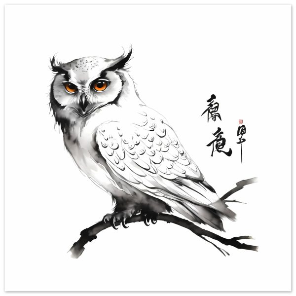 Exploring the Timeless Allure of the Chinese Zen Owl Print 14
