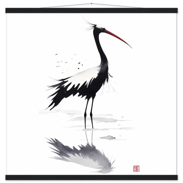 The Graceful Crane in Traditional Japanese Splendor 9
