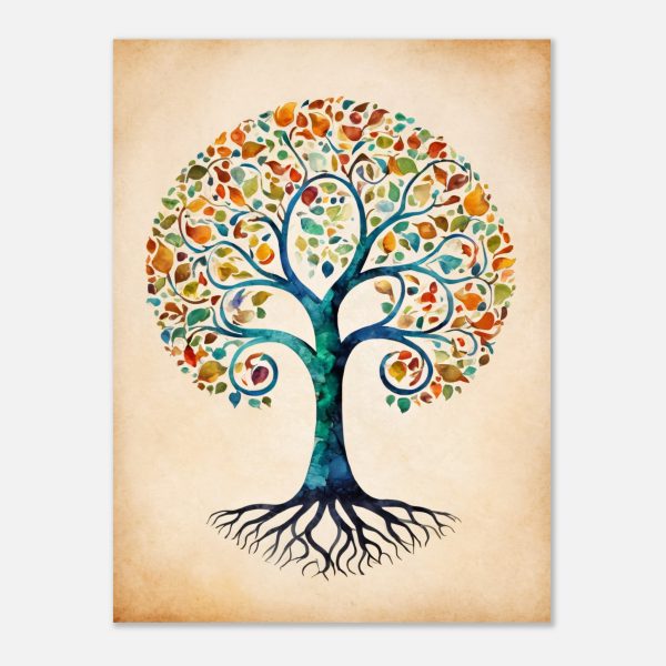 Mosaic of Life: A Watercolour Tree of Life 13