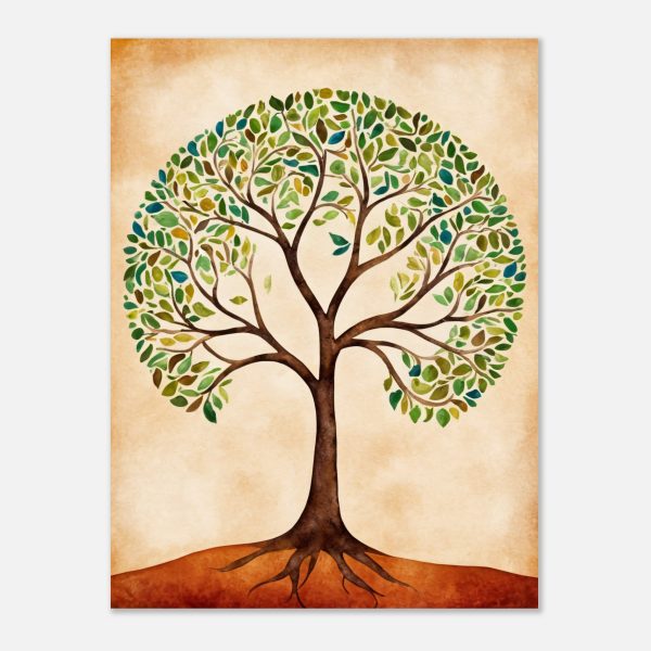 Nature’s Art: A Watercolour Tree of Life