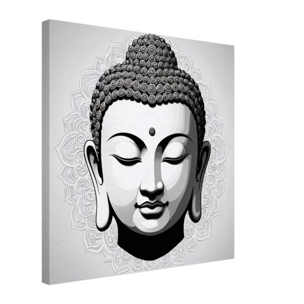 Harmonious Zen: Buddha Mask Poster Elegance 11